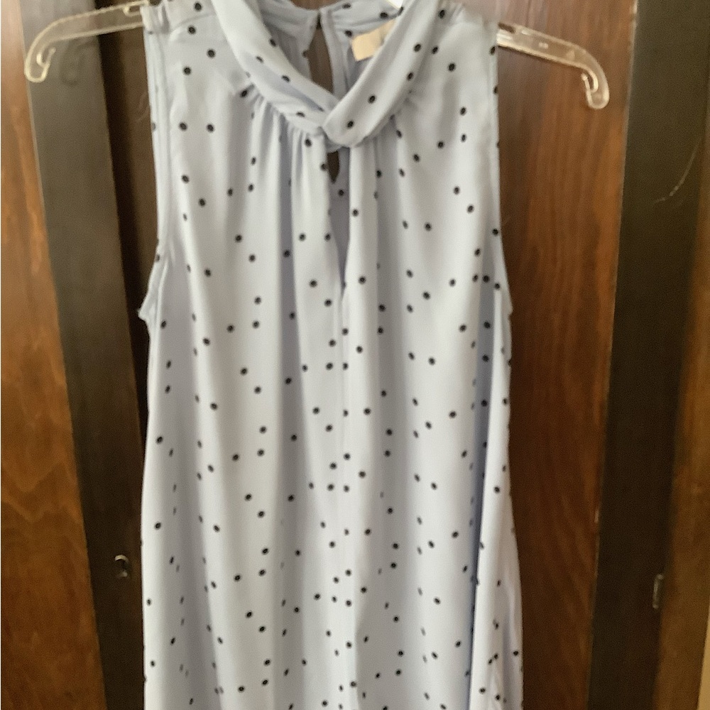 Sleeveless Loft Top Light Blue  x small